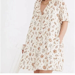 Floral Cream Dress